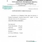 Zaświadczenie staż ogród